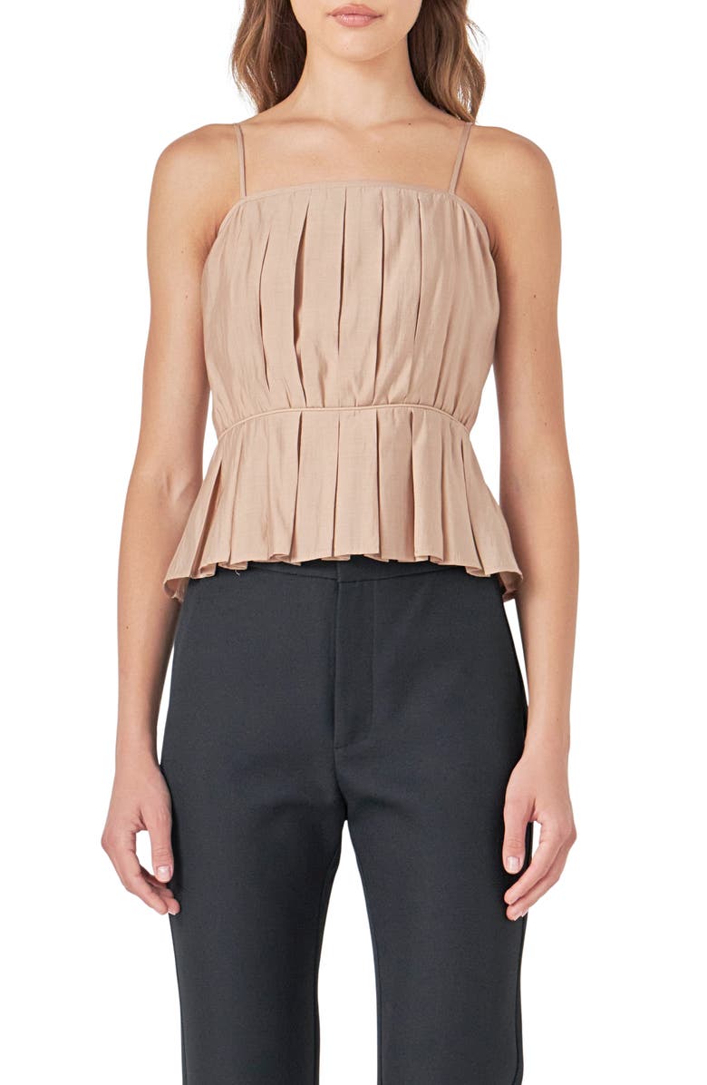 Endless Rose Pleated Peplum Top, Main, color,