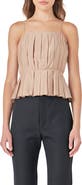 Endless Rose Pleated Peplum Top
