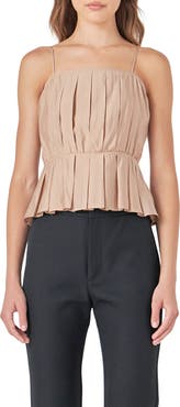 Endless Rose Pleated Peplum Top