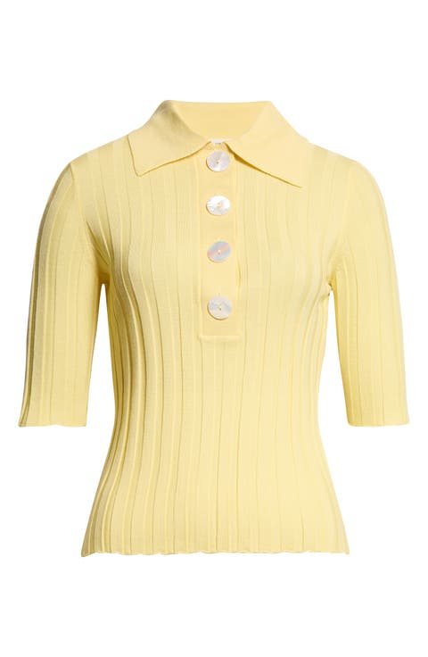 Sugarman Virgin Wool Rib Polo