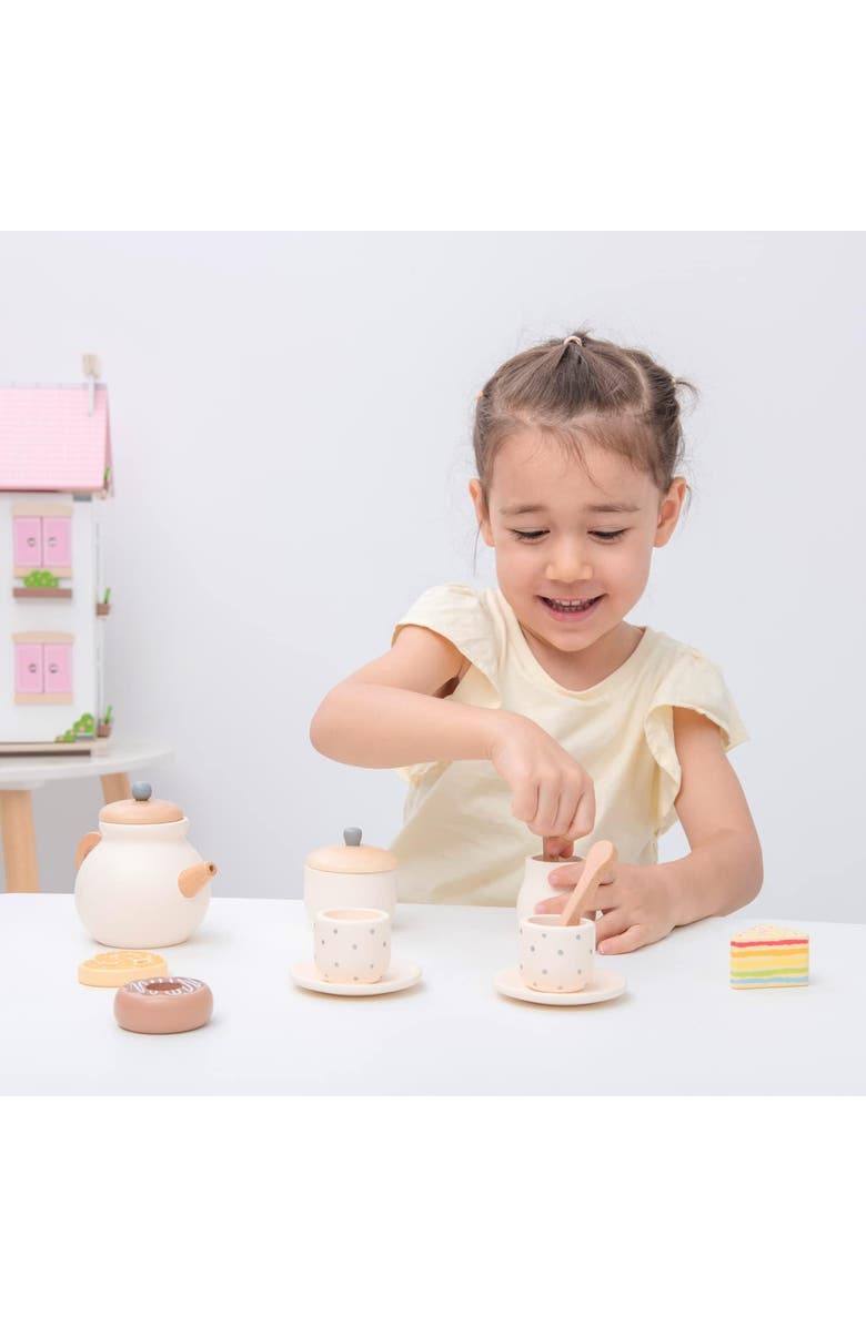 NEW CLASSIC TOYS Tea Set, Alternate, color, Multi
