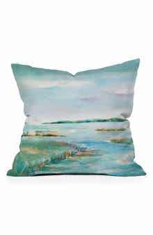 On The Marsh Throw Pillow