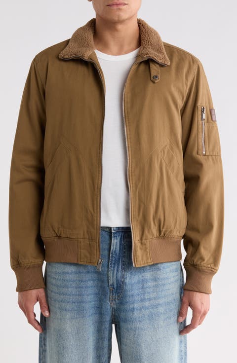 Faux Shearling Lined Jacket