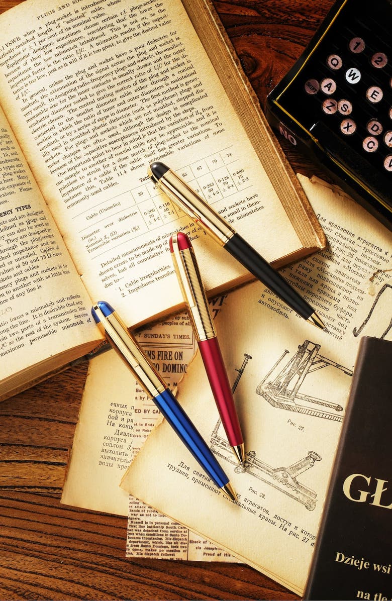 WAHL-EVERSHARP Skyline Black Gold Ballpoint Pen, Alternate, color, Black / Gold