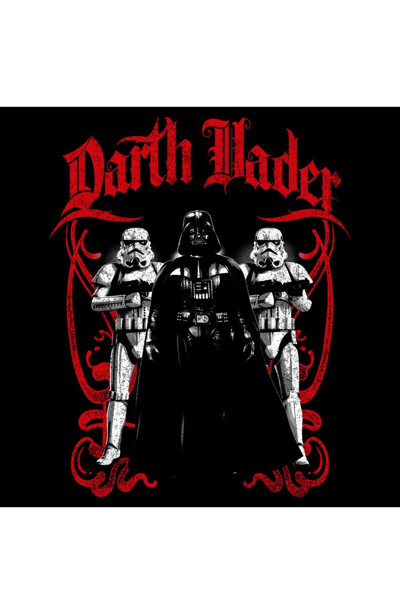 Star Wars Men's Star Wars Darth Vader and Stormtrooper Pose Graphic T-Shirt, Alternate, color, Black