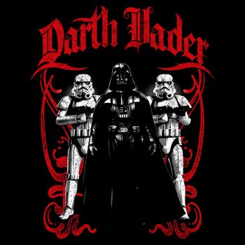 トップス DARTH VADER & STORM TROOPER / TEE Star Wars Men's Star Wars Darth Vader and Stormtrooper Pose