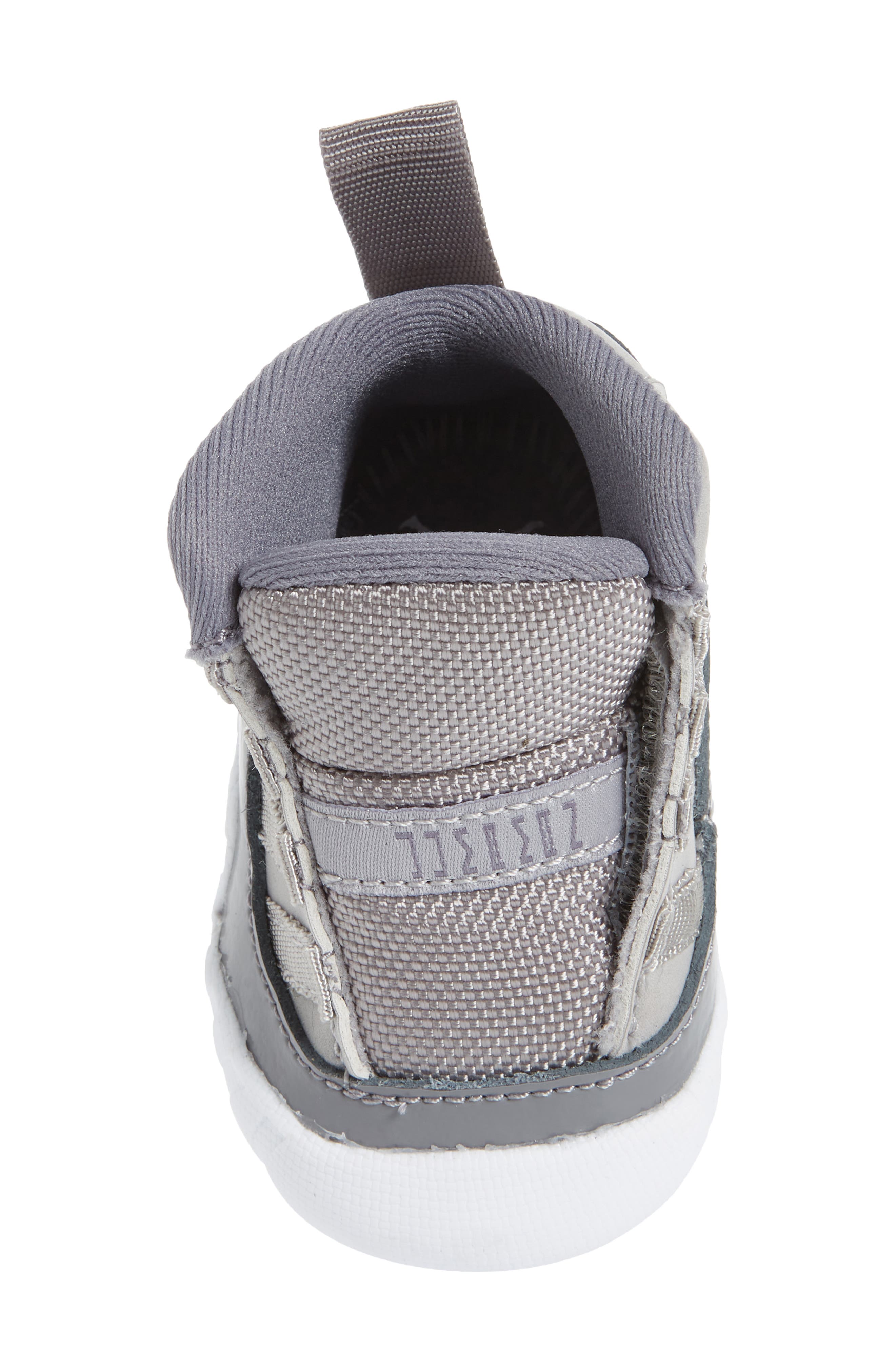 Kids' Jordan 11 Crib Bootie, Alternate, color, MEDIUM GREY/ MULTI-COLOR