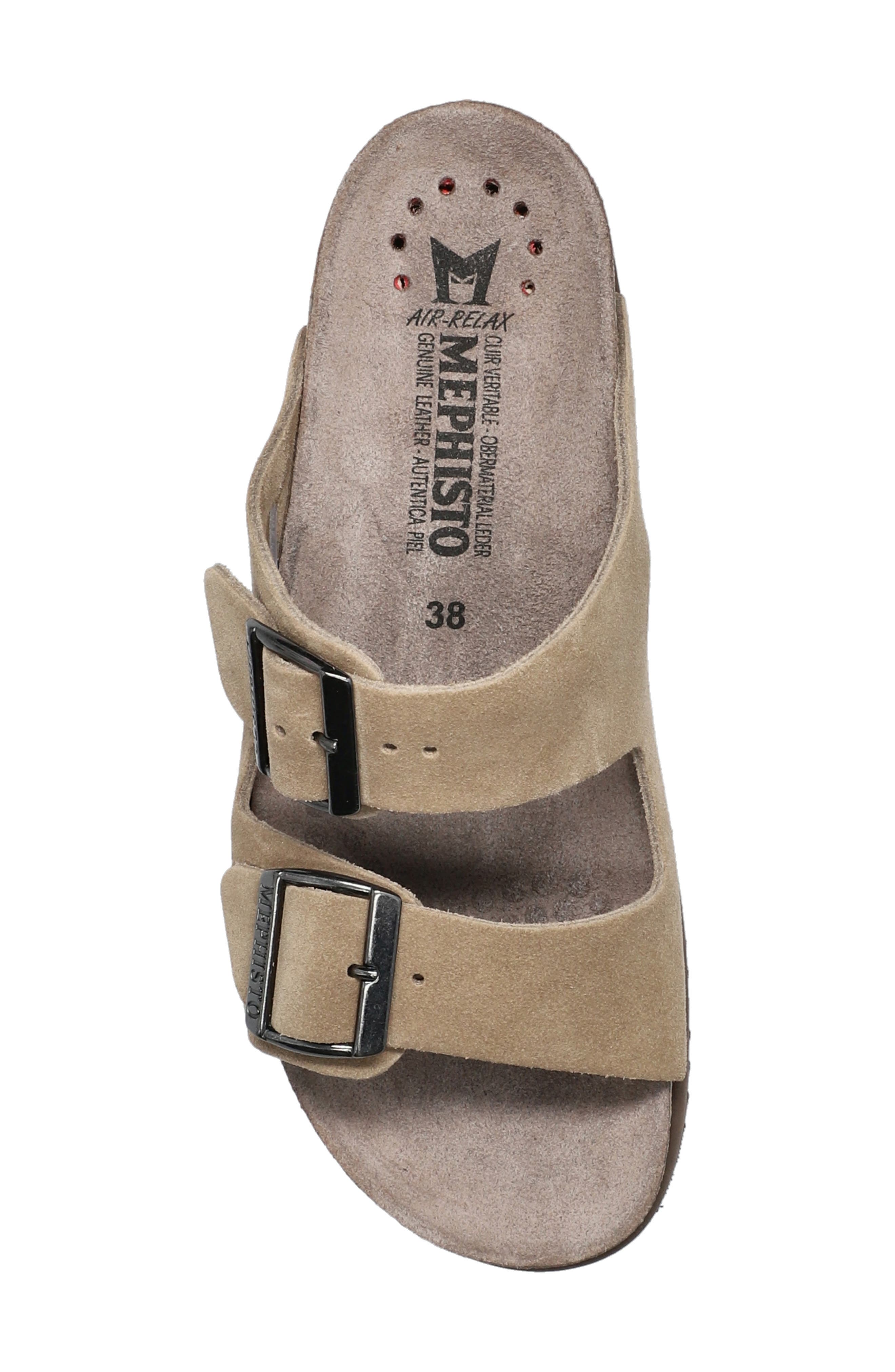 Hester Slide Sandal, Alternate, color, WARM GREY