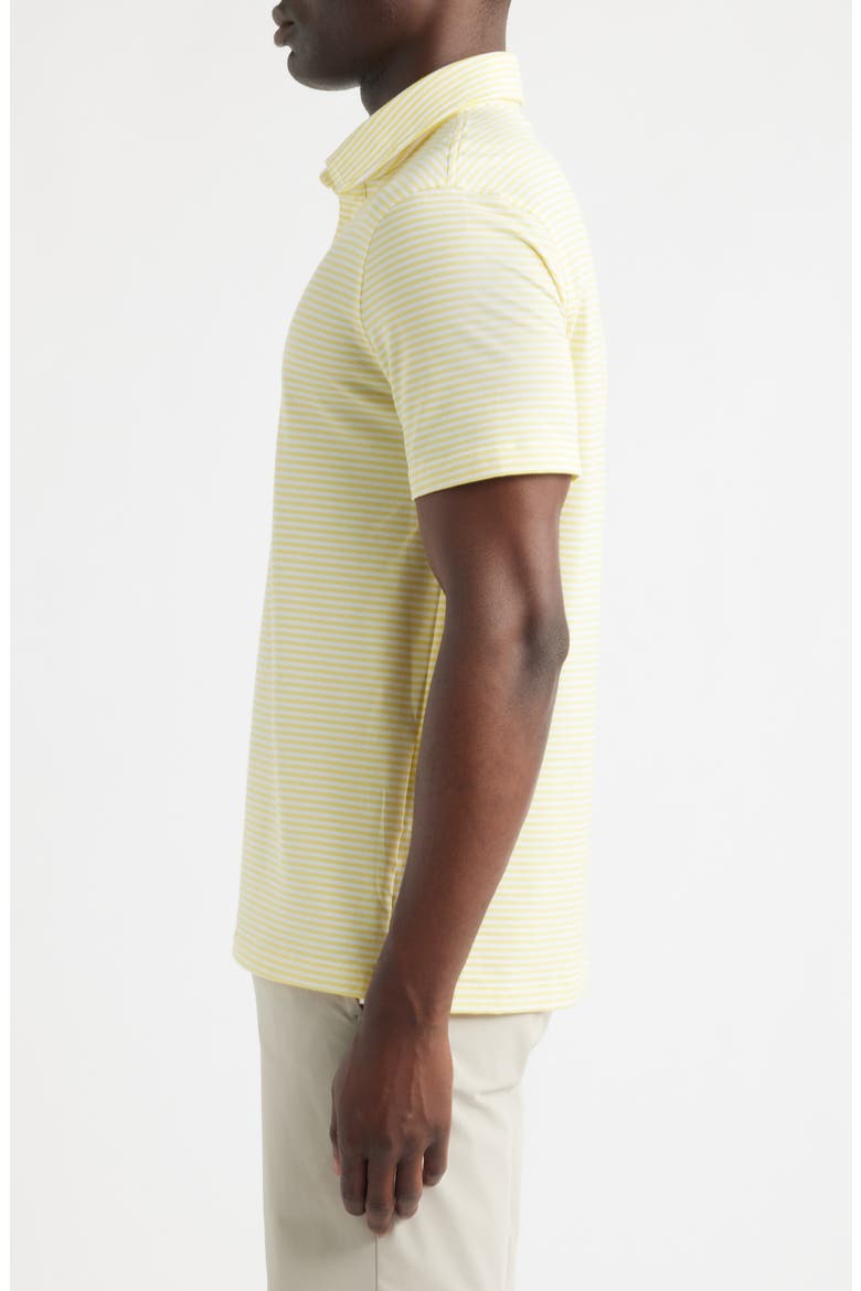 All Play Stripe Performance Golf Polo, Alternate, color, CANARY