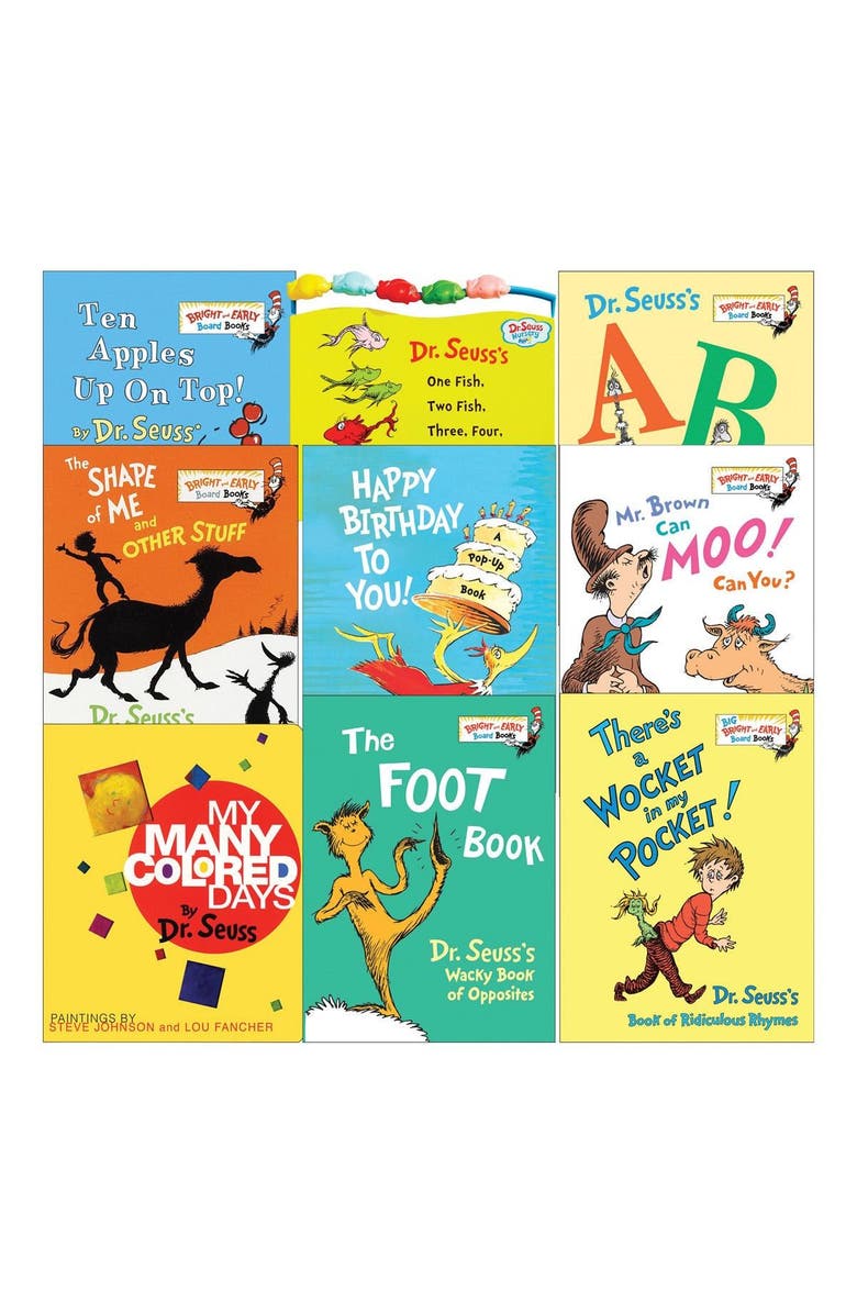 Kaplan Early Learning Company Dr. Seuss Board Books - Set of 9, Main, color, Multicolor