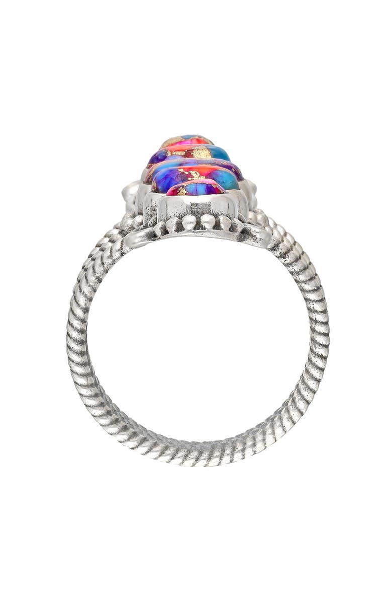 YS GEMS Oval Cut Turquoise Ring, Alternate, color, Pink