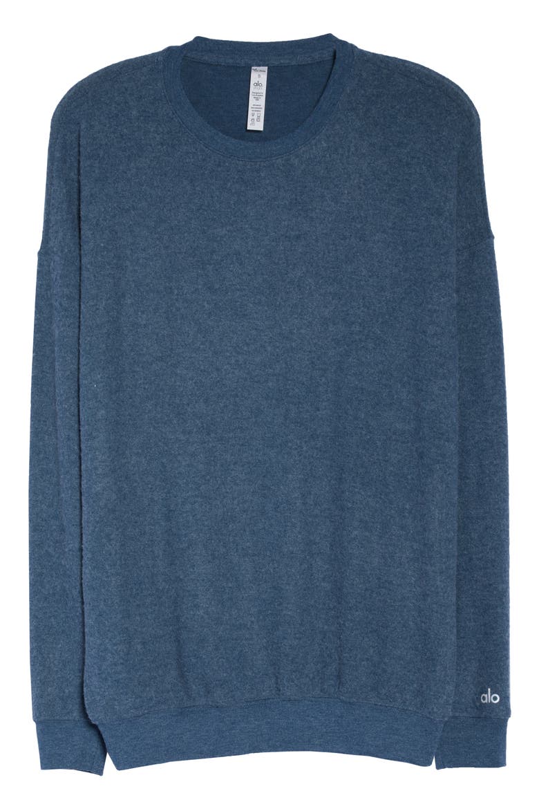 Soho Pullover, Alternate, color, ECLIPSE HEATHER