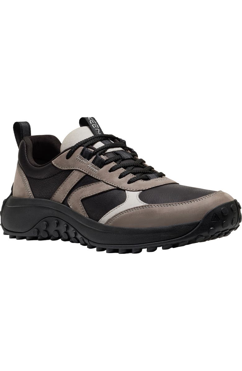 KEEN KS86 Lea Sneaker, Main, color, Black/ Steel Grey