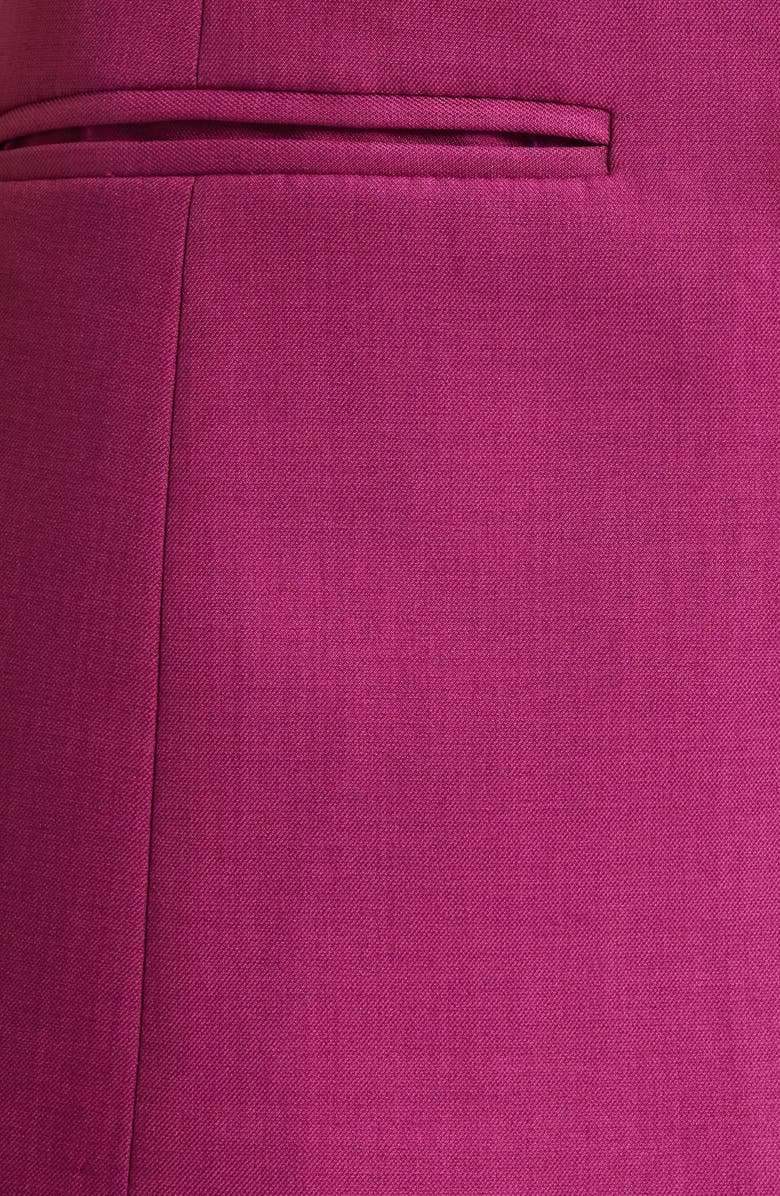 Tahari ASL Longline Vest, Alternate, color, Wild Berry