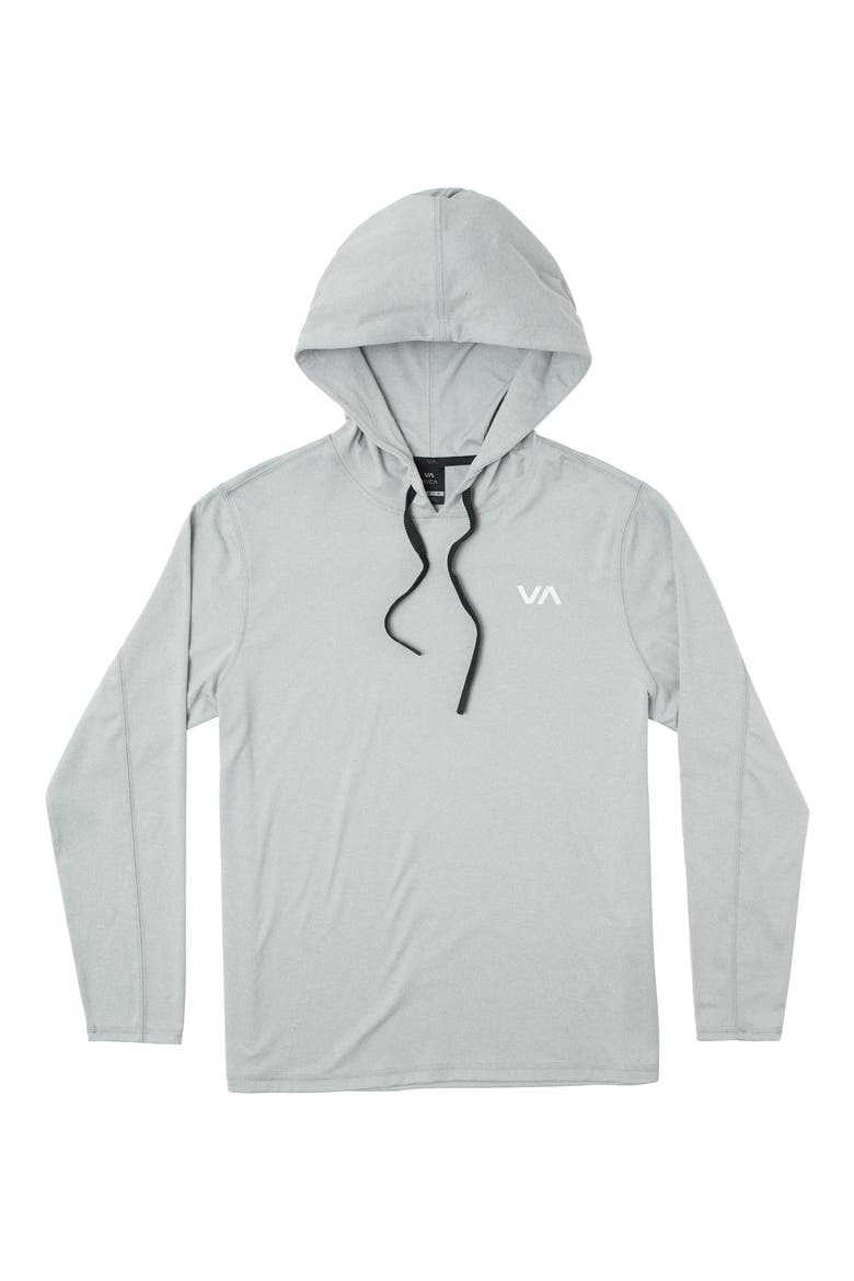 Logo Hoodie, Main, color, LIGHT HEATHER GREY