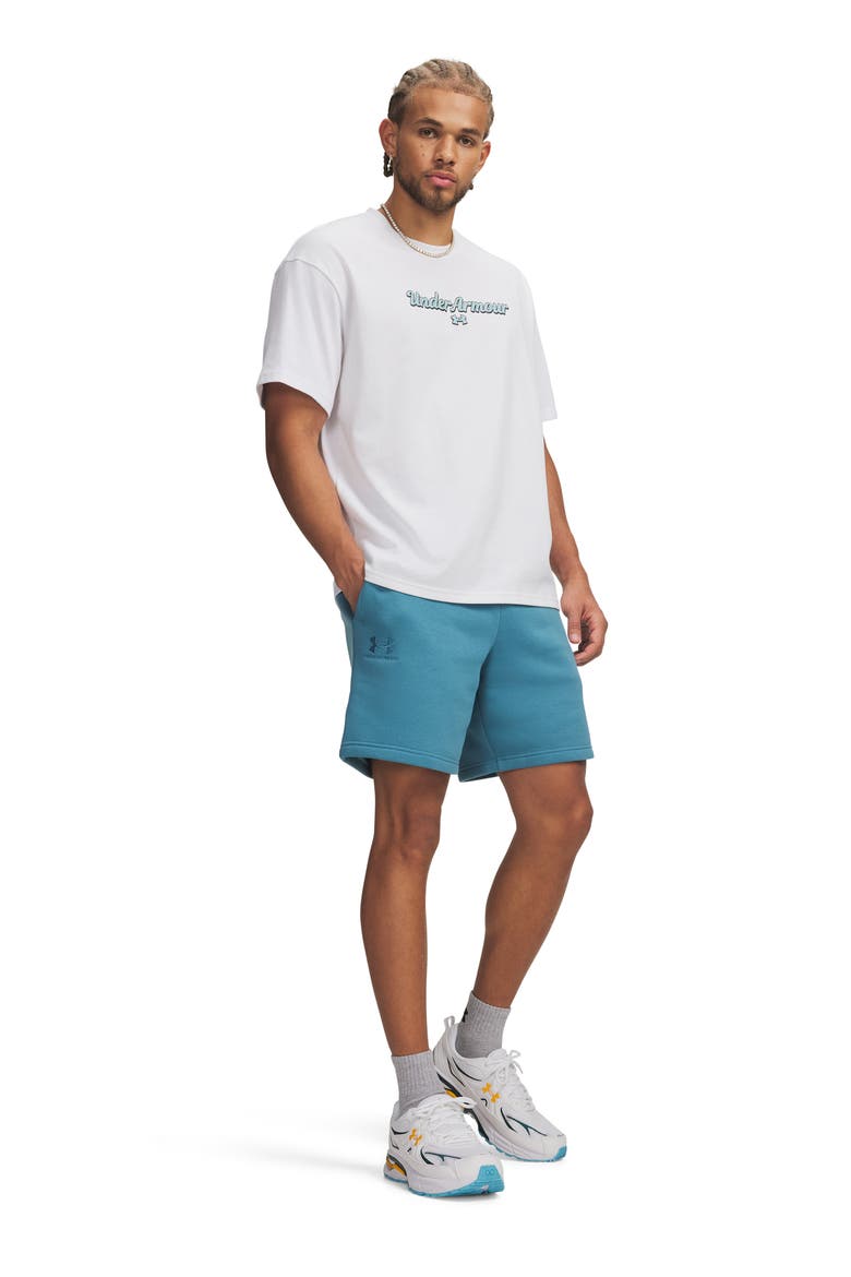 Icon Fleece Sweat Shorts, Alternate, color, BOUNDLESS BLUE