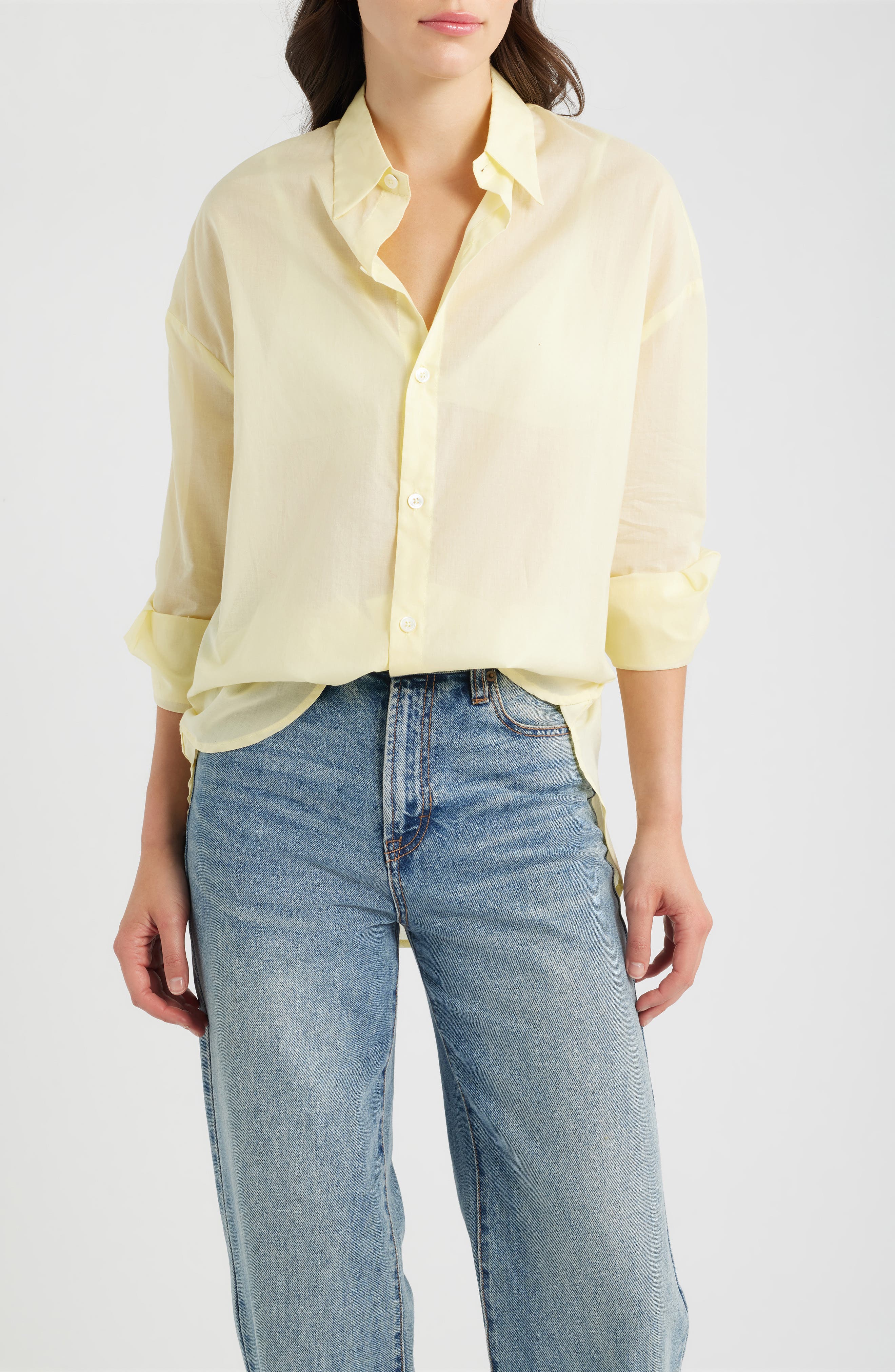 selected BUTTER YELLOW SHEER