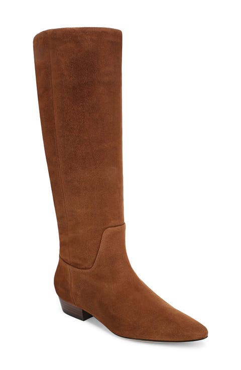 Gabrielle Suede Knee High Boot