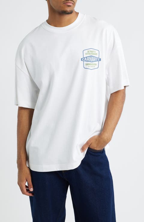 Networks Oversize Organic Cotton Graphic T-Shirt