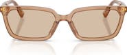 Jimmy Choo 55mm Rectangular Sunglasses