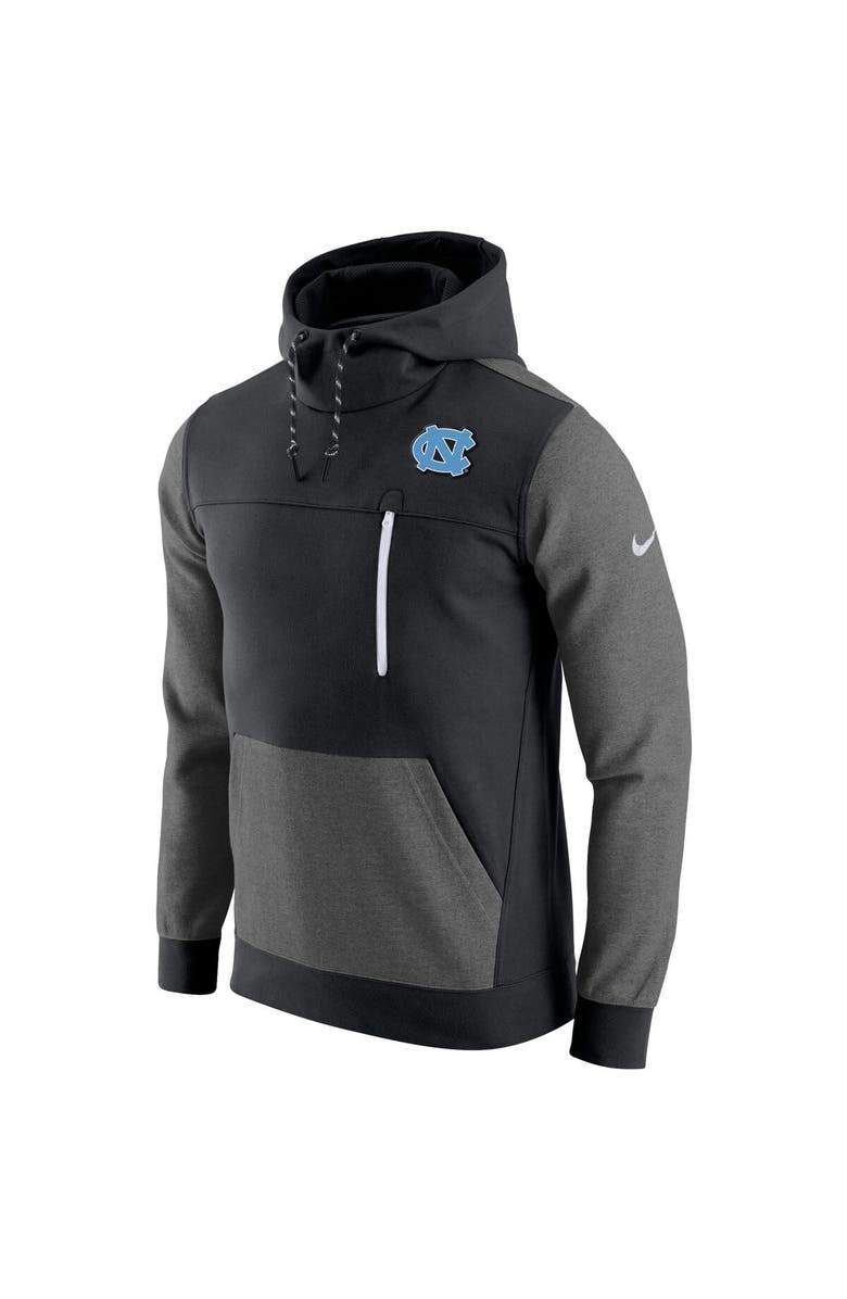 Nike Men's Nike Black North Carolina Tar Heels AV-15 2.0 Slim Fit Pullover Hoodie, Alternate, color,
