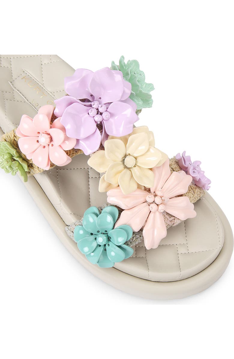 Kurt Geiger London Orson Flower Embellished Sandal, Alternate, color,