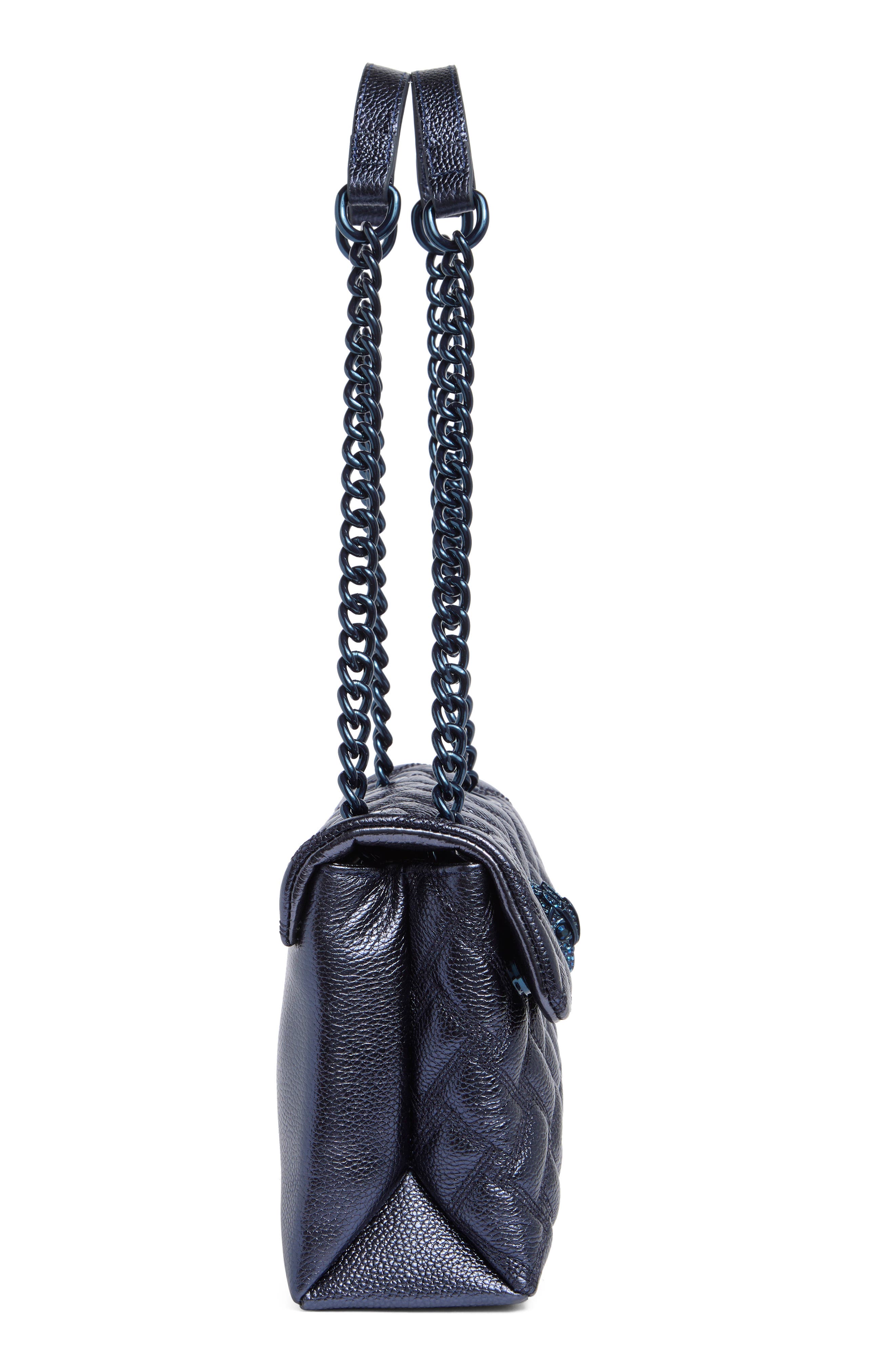 Kurt Geiger London Kensington Drench Quilted Leather Shoulder Bag, Alternate, color, 