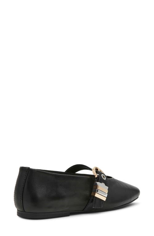 Steve Madden Lucia Mary Jane Flat In Black