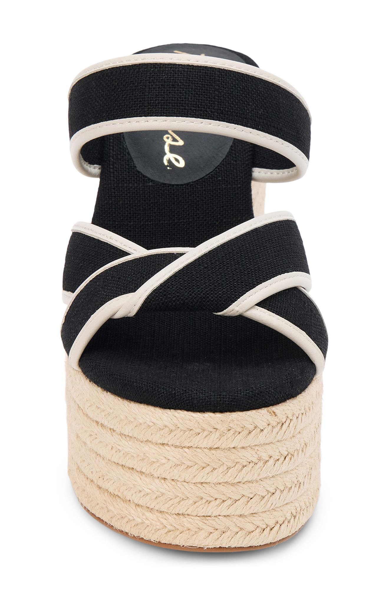 Matisse Palm Beach Platform Wedge Sandal, Alternate, color, Black
