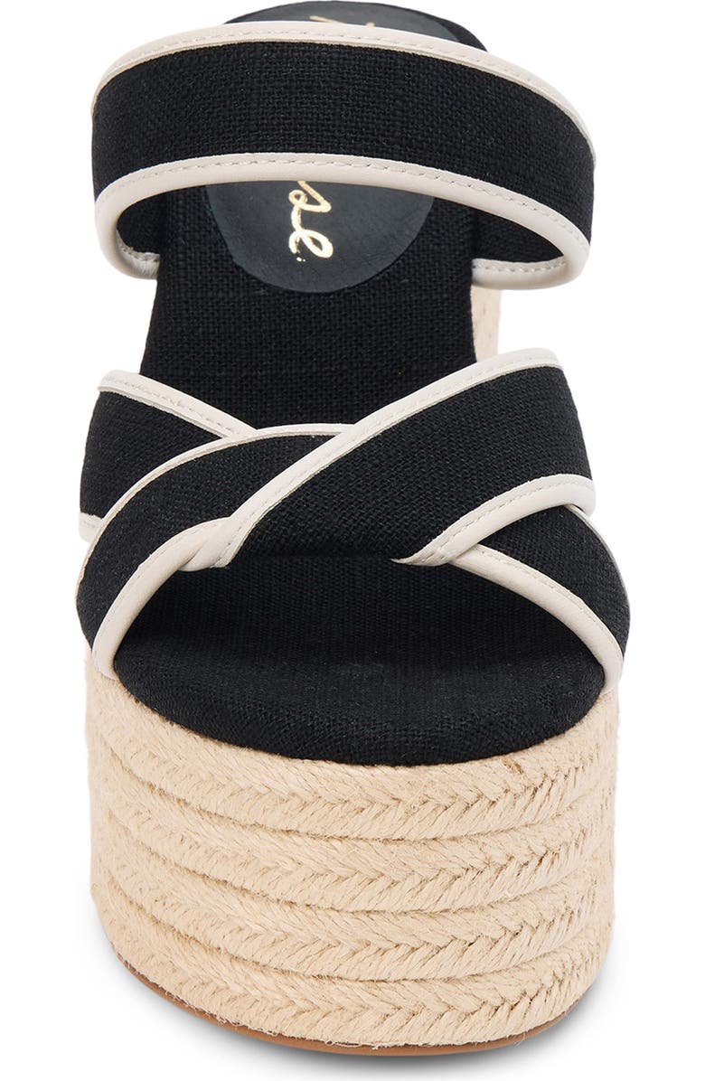 Matisse Palm Beach Platform Wedge Sandal, Alternate, color, Black