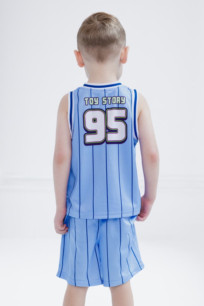 Toy Story 2-Piece Basketball Jersey and Shorts Set, Alternate, color, Toy Story Light Blue
