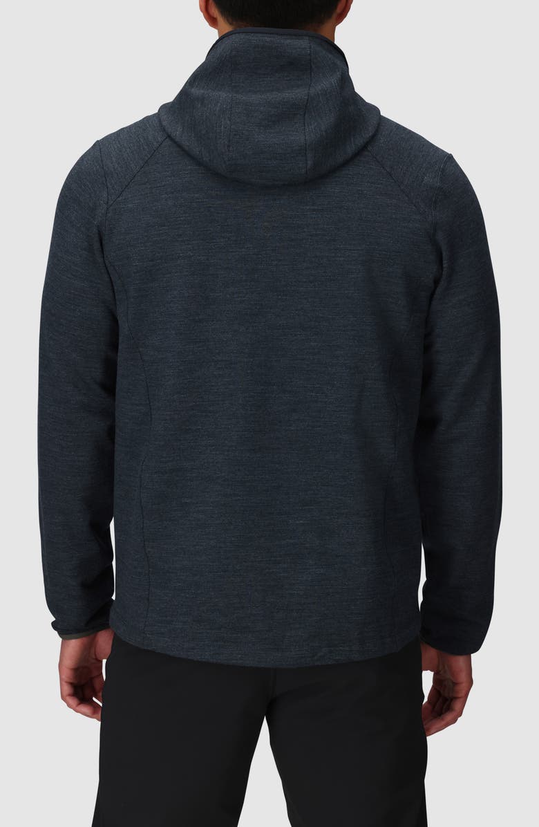 Outdoor Research Crescent Fleece Hooded Jacket, Alternate, color, Storm Heather