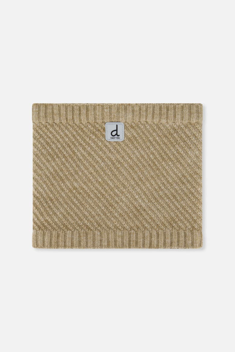 Winter Knit Fleece Lined Stretch Neckwarmer, Main, color, Taupe