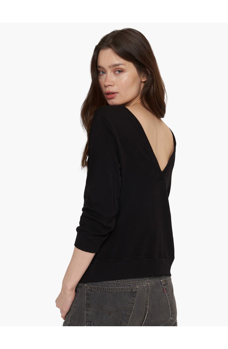 WILT Clothing Baby Backless Sweatshirt, Alternate, color, Black