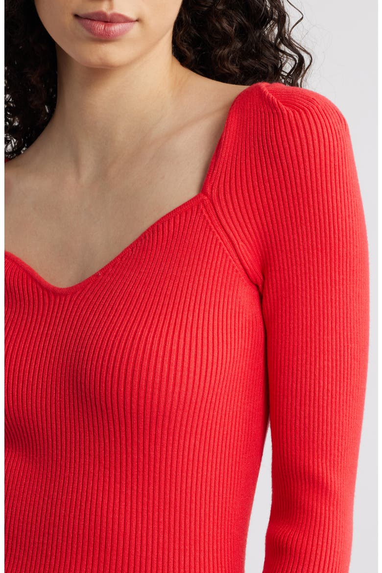 The Soraya Rib Sweater, Alternate, color, HIBISCUS