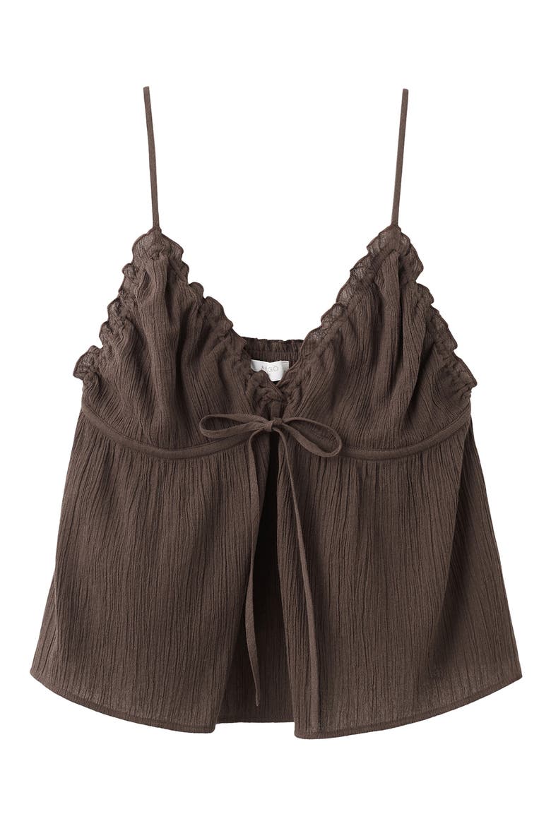 Cotton Gauze Camisole, Alternate, color, CHOCOLATE