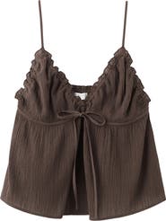 MANGO Cotton Gauze Camisole