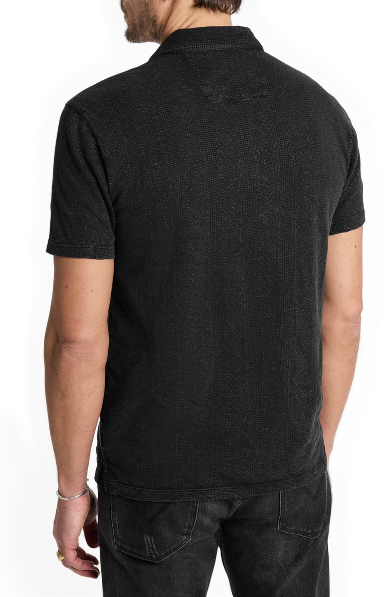 John Varvatos Zion Jacquard Garment Polo, Alternate, color, 