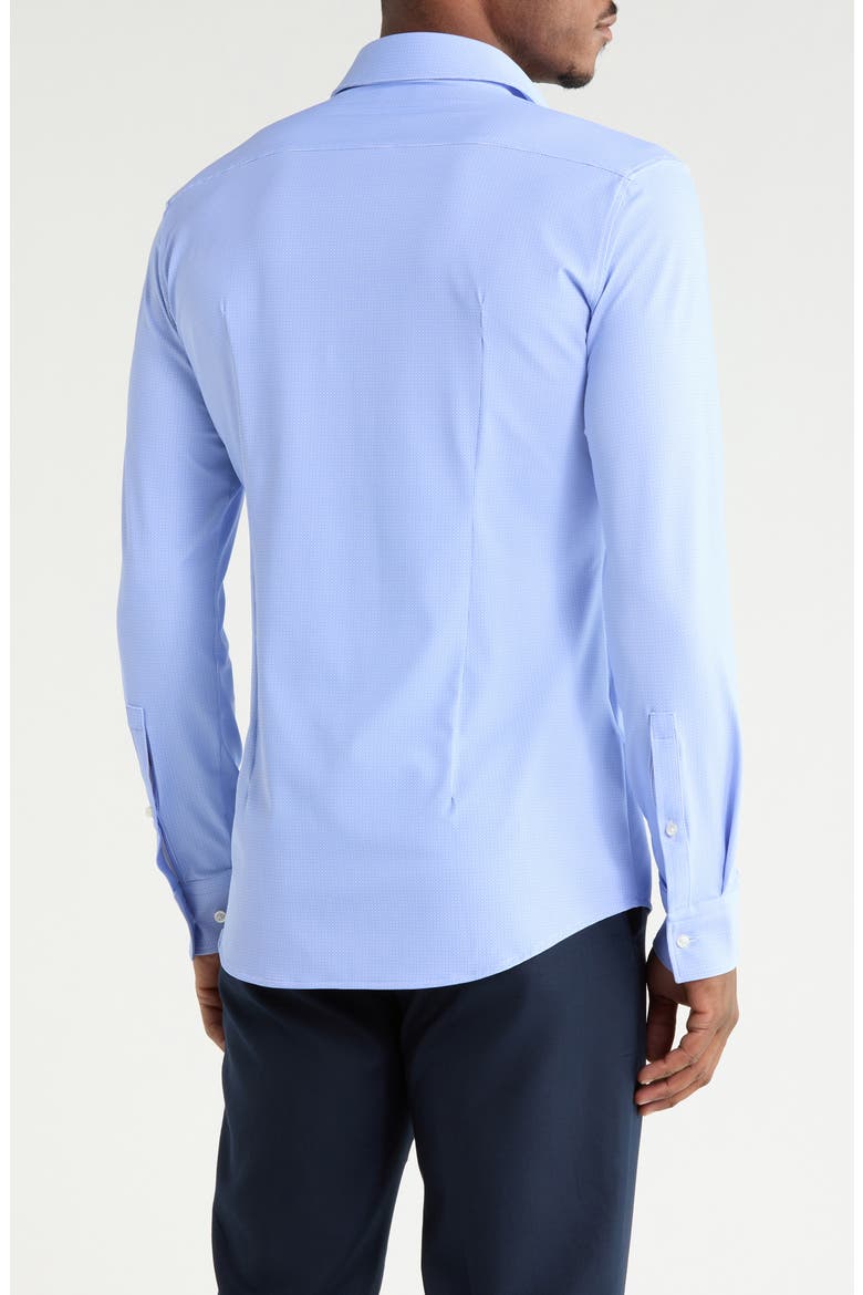 Kenno Trim Fit Performance Dress Shirt, Alternate, color, LIGHT/ PASTEL BLUE