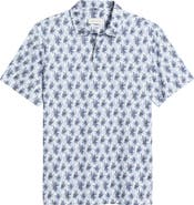 Bugatchi Victor OoohCotton® Palm Tree Print Polo