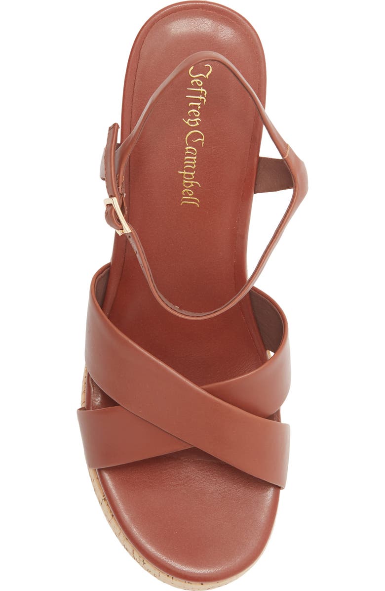 Jeffrey Campbell Big Time Platform Sandal, Alternate, color, Tan Cork