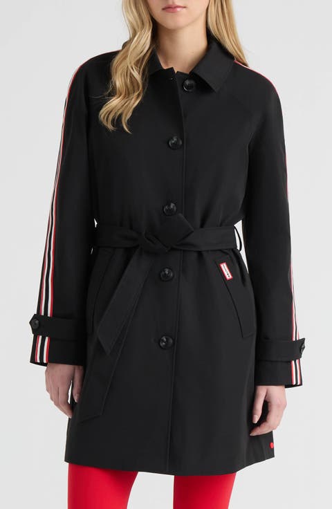 Sophia Sleeve Stripe Trench Coat