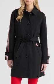 Hunter Sophia Sleeve Stripe Trench Coat