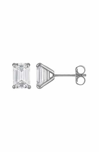 FZN 14K Gold Lab Grown Diamond Stud Earrings