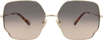 62mm Round Sunglasses