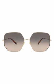 Chloé 60mm Butterfly Sunglasses