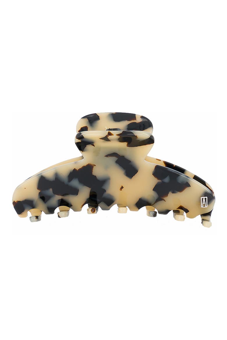 Classic acetate hair clip, Main, color, ALBINOS