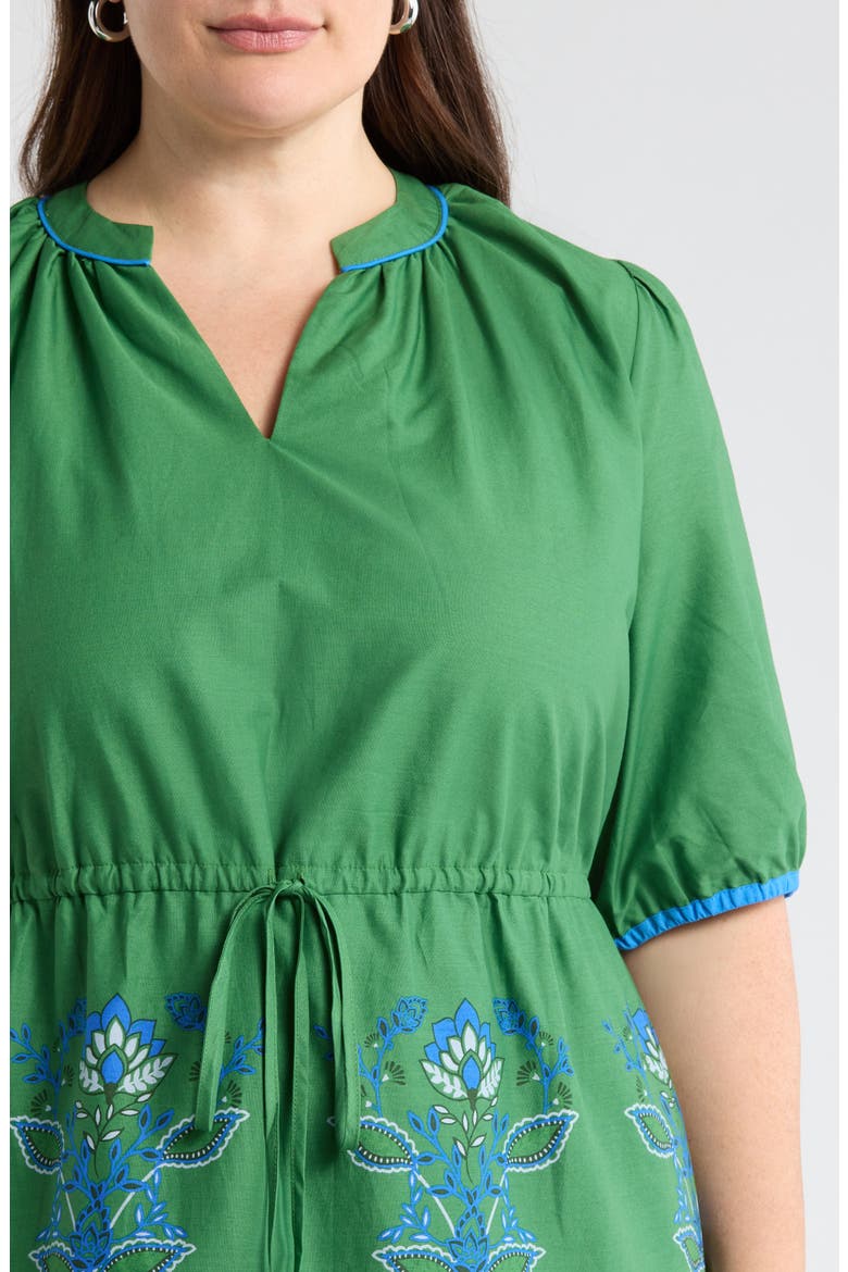 Meridy Floral Maxi Dress, Alternate, color, KELLY GREEN/ BLUE MULTI