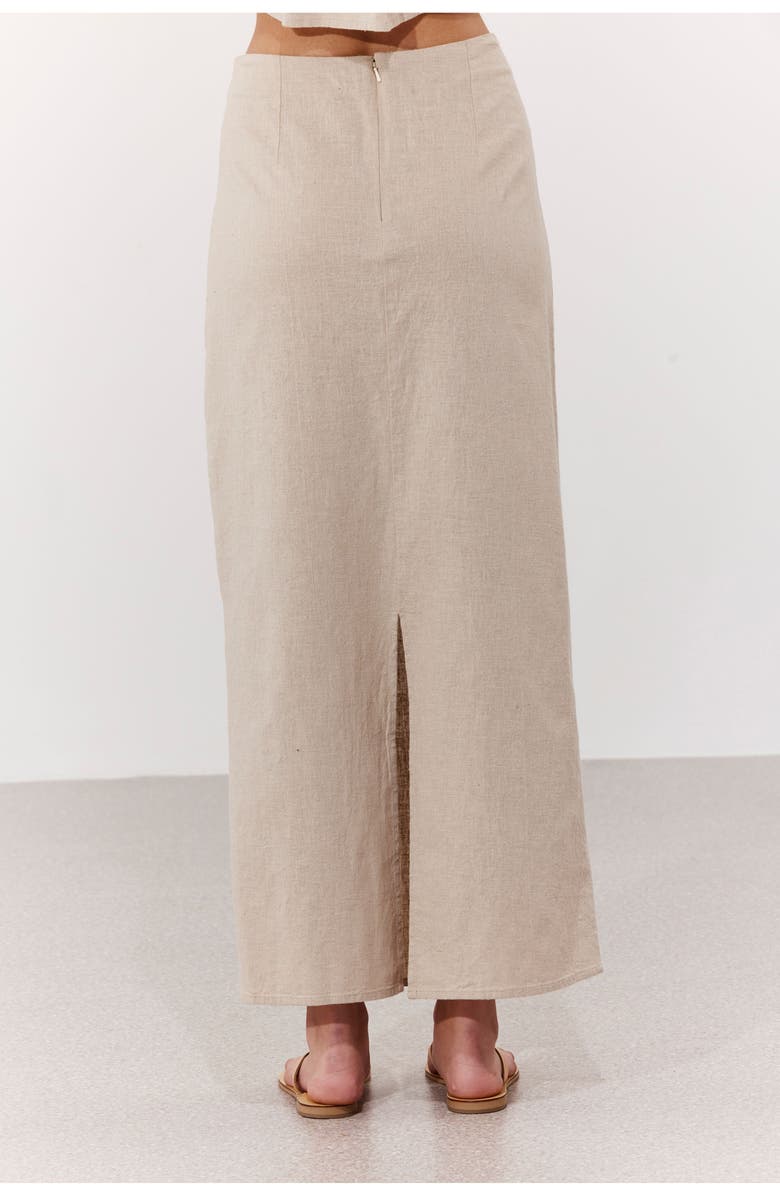 Gottex Beach Life Bali Escape Maxi Skirt Cover-Up, Alternate, color, Natural