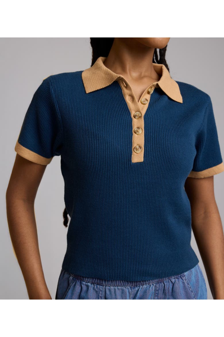 Zuri Sweater, Main, color, Sapphire / Latte